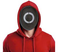 FIESTAS GUIRCA | Masque The Gamer Rond PVC (Taille Unique) - Accessoire de Costume pour Fêtes de Cinéma et Célébrations - Idéal pour Cosplay, Halloween et Carnaval - Noir