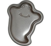 FIESTAS GUIRCA | Moule Métallique pour Gâteaux Fantôme (14 cm) - Décoration Sucrée pour Halloween et Fêtes de Fantômes - Idéal pour Célébrations et Événements - Gris