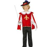FIESTAS GUIRCA Mousquetaire rouge pour enfant 10-12 ans