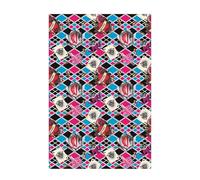 FIESTAS GUIRCA | Nappe Dangerous Multicolor (137x274 cm) - Décoration de Table pour Fêtes d'Halloween Terrifiantes - Idéal pour Célébrations de Vilains - Multicolore