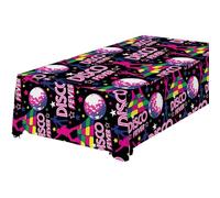 FIESTAS GUIRCA | Nappe Disco Fever Multicolore (137x274 cm) - Décoration de Table pour Fêtes de Graduation et Thématiques Rétro - Idéal pour Célébrations et Événements - Multicolore