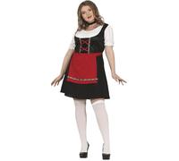 FIESTAS GUIRCA Oktoberfest Déguisement pour Femme - Costume Bavarois Fête de la Bière - Costume Heidi Déguisement pour Femme Taille S 36-38