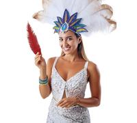 FIESTAS GUIRCA Option couleur plume d'autruche grande 35-40 cm