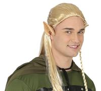 FIESTAS GUIRCA | Oreilles d'Elfe en Latex (Taille Unique) - Prothèse pour Costume de Lutin et Elfe à Noël et Fêtes Fantastiques - Accessoire Unisexe pour Adultes - Naturel