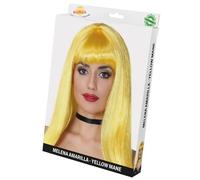 Fiestas Guirca Perruque Jaune Cheveux Long