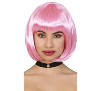 Fiestas Guirca Perruque Moyenne Eco Mane Rose Clair