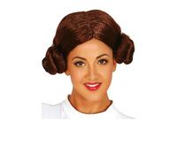 FIESTAS GUIRCA Perruque Princesse Leia Bows