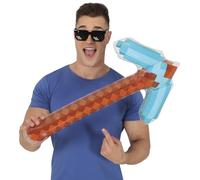 FIESTAS GUIRCA | Pioche Pixel Gonflable (69 cm) - Pioche de Jouet pour Costumes de Jeux Vidéo et Cosplay - Accessoire Idéal pour Fêtes d'Halloween - Pour Enfants et Adultes - Multicolore