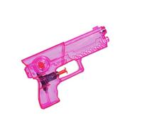 FIESTAS GUIRCA | Pistolet à Eau Transparent (17 cm) - Jouet pour Fêtes d'Été et de Graduation - Idéal pour Anniversaires et Enterrements de Vie de Garçon - Accessoire pour Enfants et Adultes
