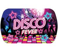 FIESTAS GUIRCA | Plateau Disco Fever (39x24 cm) - Décoration de Table Réutilisable pour Fêtes de Graduation et Célébrations - Idéal pour Événements Disco - Multicolore