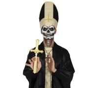 FIESTAS GUIRCA | Poignard Croisé (26 cm) - Arme de Jouet pour Costume de Chasseur de Vampires et Moine - Idéal pour Halloween et Fêtes à Thème Religieux - Or et Argent