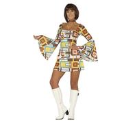 Fiestas Guirca - Robe de déguisement motif/style disco - Femme (FG667)