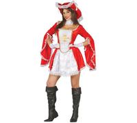 Fiestas Guirca robe Musketier polyester blanc/rouge XL