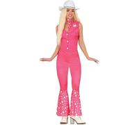 FIESTAS GUIRCA Déguisement Rose Femme du Rodeo - Costume Cowgirl pour Femme Taille S 36-38