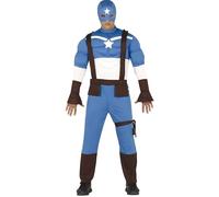 Fiestas Guirca - Déguisement Super Héros Captain - Homme - Taille M