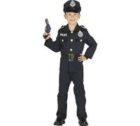 Fiestas Guirca Déguisement Policier ou Policière Enfant Taille 5-6 ans