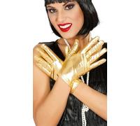 FIESTAS GUIRCA, S.L. Gants Courts Brillants Doré