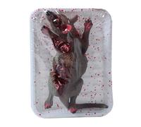Fiestas Guirca, S.L. Plateau avec Rat Mort 19 x 12 cm, Gris