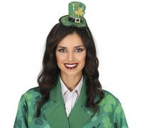 FIESTAS GUIRCA | Serre-tête Chapeau St. Patrick (Taille Unique) - Accessoire de Fête Unisexe pour Célébrations de Saint Patrick et Autres Fêtes - Idéal pour Carnaval et Costumes - Adultes Unisexe