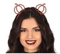 FIESTAS GUIRCA | Serre-tête Citrouille Métallique Orange - Accessoire de Costume pour Fêtes d'Halloween - Idéal pour Adultes Unisexe