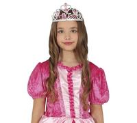FIESTAS GUIRCA | Serre-tête de Princesse Argenté (Taille Unique) - Accessoire Enfant pour Costume de Princesse - Idéal pour Fêtes de Filles et Célébrations à Thème - Argent
