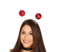 FIESTAS GUIRCA Serre-tête pour femme Coccinelle rouge noir Mini Bopper Bopper