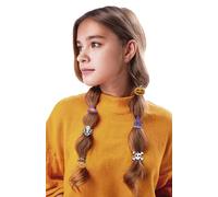 FIESTAS GUIRCA | Set 14 Élastiques à Cheveux Halloween (2,5 cm) - Accessoires de Costume avec Pince à Cheveux - Idéal pour Fêtes d'Halloween et Célébrations - Femme Adulte - Multicolore