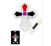 FIESTAS GUIRCA | Set de Maquillage Vampire - Peinture Faciale pour Costumes d'Halloween et Fêtes de Vampires - Idéal pour Tous les Utilisateurs - Multicolore