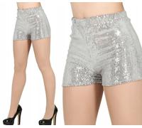 FIESTAS GUIRCA Short à paillettes (argent)
