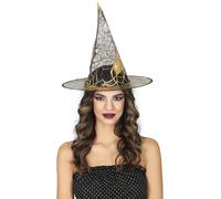 FIESTAS GUIRCA | Chapeau Mexicain en Paille (60 cm) - Accessoire de Fête pour Célébrations d'Été et Graduations - Idéal pour Événements Thématiques du Mexique et Fêtes - Adulte Unisexe - Noir
