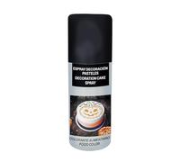 FIESTAS GUIRCA | Spray Alimentaire Décoration Gâteau - Noir - 100 ml | Coloration Noire Intense | Utilisation Aisée | 100 ml | Métal/PVC | Boîte Pressurisée | Halloween, Carnaval, Fêtes