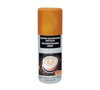 FIESTAS GUIRCA | Spray Décoratif pour Gâteaux Orange (100 ml) - Ustensile de Cuisine pour Décorer Tartes et Desserts - Idéal pour Halloween et Fêtes à Thème - Accessoire de Pâtisserie - Orange