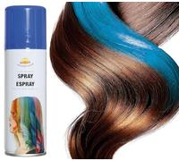 FIESTAS GUIRCA | Spray pour Cheveux Bleu (125ml) - Maquillage en Spray pour Halloween, Anniversaires, Nouvel An et Célébrations - Peinture Capillaire pour Adultes et Enfants - Bleu