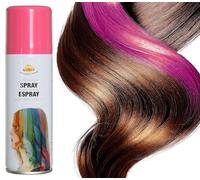 FIESTAS GUIRCA | Spray pour Cheveux Rose (125ml) - Maquillage en Spray pour Halloween, Anniversaires, Nouvel An et Célébrations - Peinture Capillaire pour Adultes et Enfants - Rose