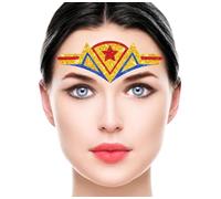FIESTAS GUIRCA Strass Visage de Wonder Woman