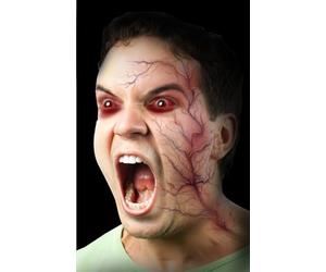 FIESTAS GUIRCA | Tatouage Veines Rouges (30x13 cm) - Maquillage et FX pour Halloween, Carnaval et Fêtes Déguisées - Idéal pour Enfants et Adultes - Rouge