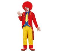 Fiestas Guirca tenue de clown hommes rouge/jaune 52