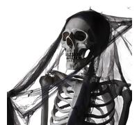 FIESTAS GUIRCA | Toile d'Araignée Noire de Haute Qualité (60 gr) - Décoration d'Halloween pour Fêtes d'Animaux et d'Insectes - Idéal pour Ambiances Terrifiantes et Scénarios de Peur - Noir