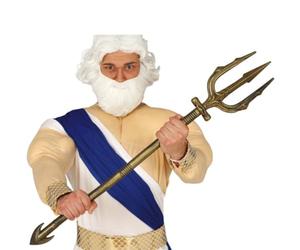 FIESTAS GUIRCA | Trident Démontable Doré (94 cm) - Accessoire pour Déguisement Romain Grec Dieu de la Mer Méchant Super-héros Carnaval Halloween Mascarade Adulte Enfant - Or