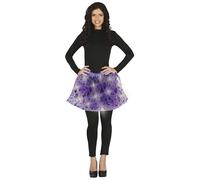 FIESTAS GUIRCA | Tutu de Sorcière avec Lumière (40 cm) - Accessoire de Costume pour Halloween et Fêtes Costumées - Idéal pour Femme Adulte - Lilas