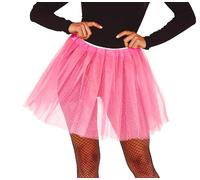 FIESTAS GUIRCA | Tutu Rose pour Femme (Taille Unique) - Accessoire de Costume Textile pour Halloween, Carnaval et Fêtes à Thème - Idéal pour Costumes de Danseuse, Ange, Mariée et Plus - Rose