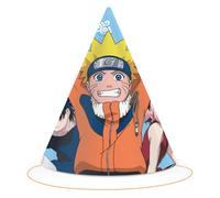 FIESTORA, Lot de 6 chapeaux Naruto pour fête d'anniversaire à thème, décoration pour fête d'enfant, lot de 6