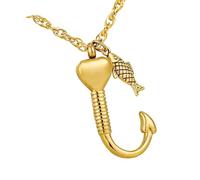 Fieuaah Collier avec pendentifs en forme d ' urne pour cendres, | Médaillon commémoratif à mécanisme d ' ouverture pour animal de compagnie disparu, conteneur de cendres de souvenirs
