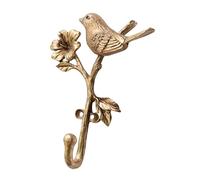 Fieuaah Crochet en alliage pour oiseaux, avec accent de branche, C | Accent en alliage avec détail de branche d ' oiseau, pour entrée, salle de bain, chambre à coucher, cuisine, chapeau,