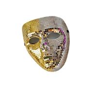 Fieuaah Housse de costume à thème avec sangle élastique, Gold and silver | Conception intégrale avec sangle élastique pour les déguisements d ' Halloween, les spectacles sur scène et les