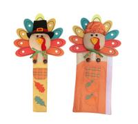 Fieuaah Housses de poignée de réfrigérateur à enfiler pour la décoration | Turquie Design lot de 2 pour poignées de réfrigérateur ou de four, 38 x 14 cm polyester