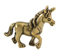 Fieuaah Sculpture de Cheval en Bronze Faite à la Main, décoration, 1pcs | Article de décoration fait à la main pour affichage de bureau, pièce maîtresse de cheval en Bronze de styles