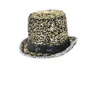 Fièvre de Luxe Feutre & Haut Sequin Chapeau Cirque Déguisement Monsieur Loyal