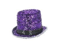Fièvre de Luxe Feutre & Haut Sequin Chapeau Cirque Déguisement Monsieur Loyal
