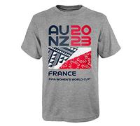 FIFA T-Shirt Officiel 2023 Femme Coupe du Monde de Football Adulte Supporter T-Shirt France (1 pièce)